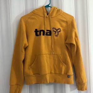 Tna mustard yellow hoodie size small